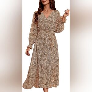 Patterned Maxi Dress